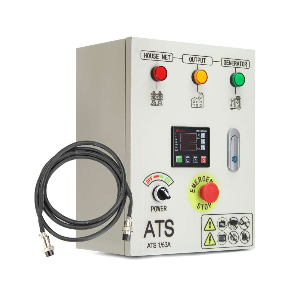 Agregat Barracuda 10kVA 400V DIESEL 8000 SILENT ze wzmocnioną fazą 230V ATS AVR C