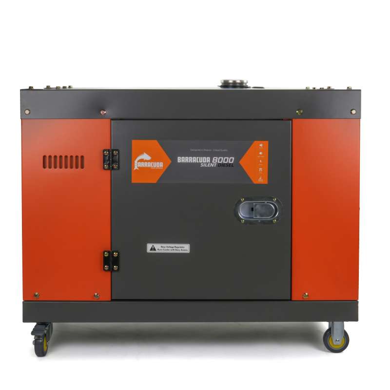 Agregat Barracuda 10kVA 400V DIESEL 8000 SILENT ze wzmocnioną fazą 230V ATS AVR 1