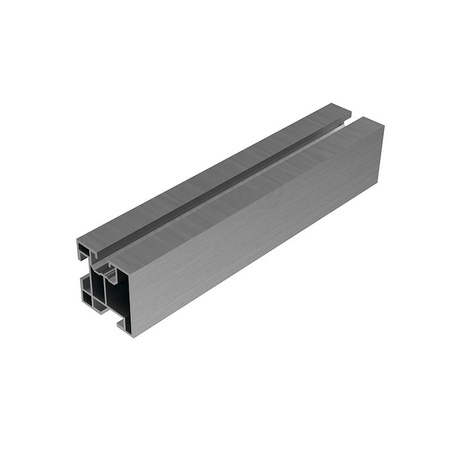Profil aluminiowy 222 cm z dwoma kanałami na śrubę teową (K-70-2220)