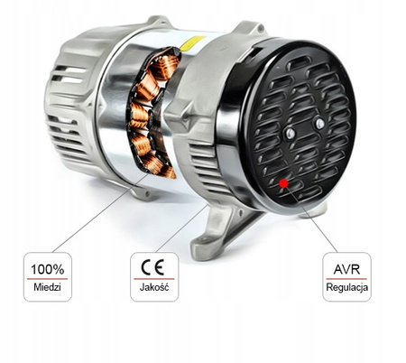 Agregat Proton 3 PLUS 7,6 kW 3-fazy 9,5 kVA