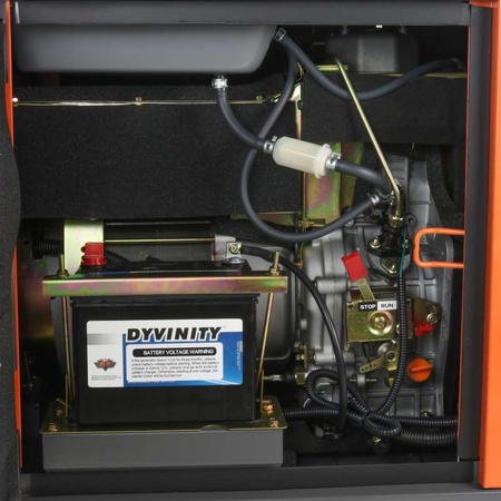 Agregat Barracuda 7kW 10kVA 400V DIESEL 8000 SILENT ze wzmoc. fazą 230V ATS AVR