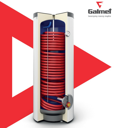 Galmet SGW(S) Tower Grand 200 Wymiennik C.W.U. do pomp ciepła z wężownicą spiralną 2.0m2