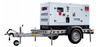 Agregat Proton Deutz 50kW 63kVA ZPP 55D SZR na przyczepie 1-osiowej