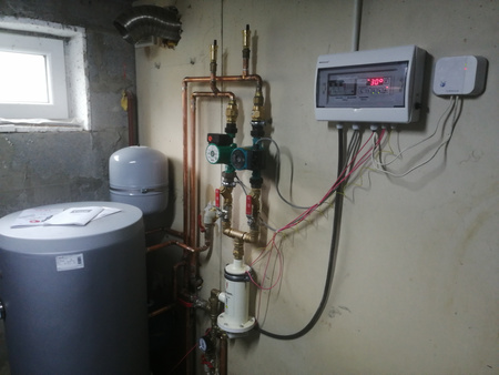 Polski kocioł elektrodowy 15kW 400V ze sterowaniem