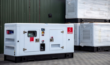 Agregat Proton Ricardo 125kW 170kVA ZPP 125R SZR na przyczepie 2-osiowej