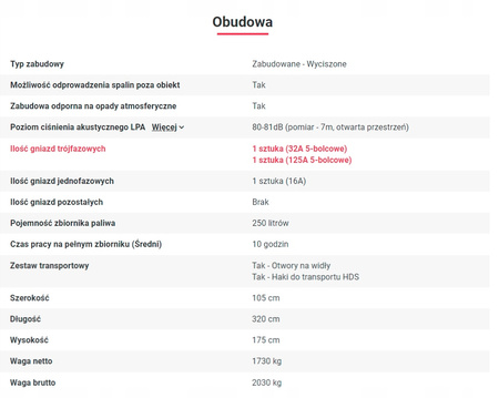 Agregat Proton Ricardo 150kW ZPP 150R SZR na przyczepie 2-osiowej