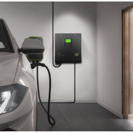 Inwerter solarny falownik Off Grid z ładowarką solarną MPPT 12VDC 230VAC 1000VA/1000W Green Cell