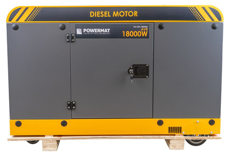Agregat Powermat Diesel 18kW 230V 400V 12V ATS PM-AGR-18000MD