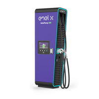 Enel X JuicePump 150  Trio, CCS2 + CHAdeMO + AC-gniazdo typ-2 22kW/32A z przesłoną, Kabel do 150 kW,  2 zasilacze, trójfazowy, DC ładowanie równoległe, RFID, Cellular+LAN, (niski wyświetlacz)