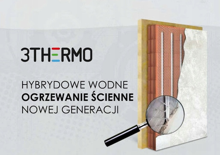 Grzejnik podtynkowy 3thermo siatka bez wody