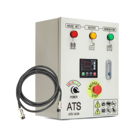 Agregat Barracuda 7kW 10kVA 400V DIESEL 8000 SILENT ze wzmoc. fazą 230V ATS AVR