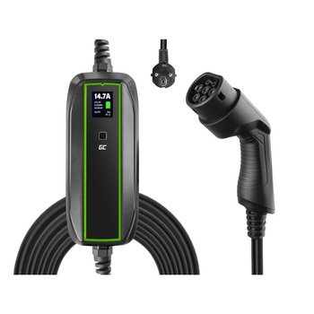 Ładowarka mobilna EV PowerCable 3,6kW Schuko - Type 2 Green Cell