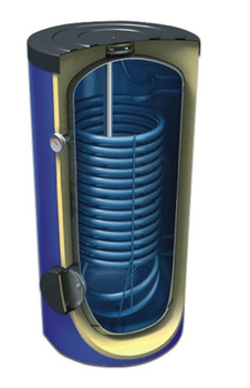 Pionowy ogrzewacz wody z jedną wężownicą MAXI 3,2m2 - 300L LEMET