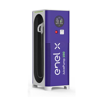 Enel X JuicePump EU CCS2 + CHAdeMO DC 150kW trójfazowy Kabel do 5m, ładowanie równoległe, RFID, bez POS, Ethernet+Cellular (SIM MVNO)